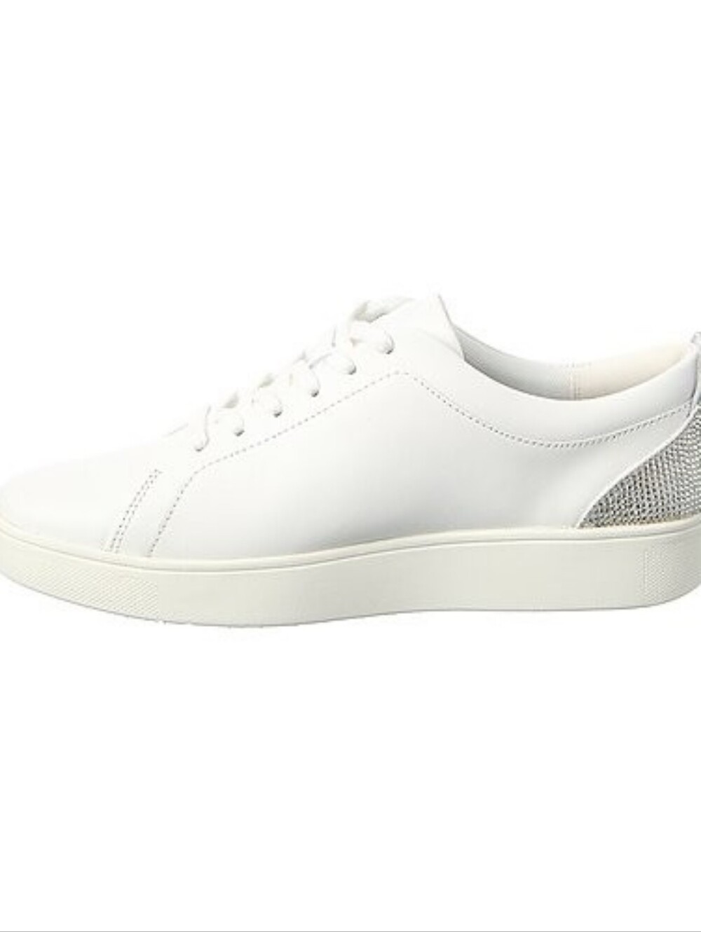 FitFlop White Leather Sneakers